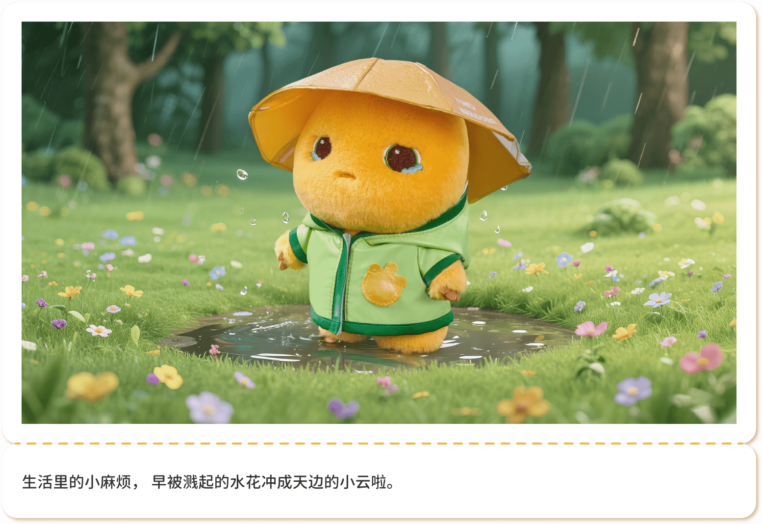 “奶龙去哪玩儿系列” 雨衣龙