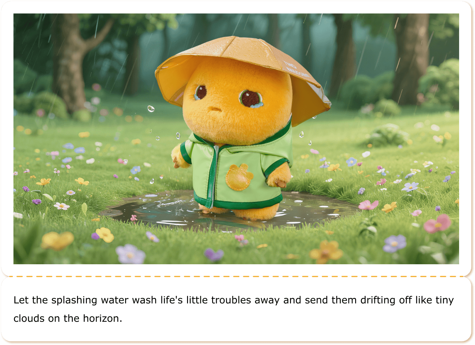 'Nailoong's Adventure' Series Raincoat Loong