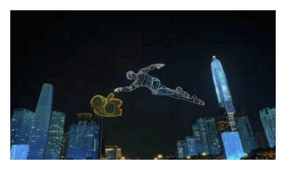 奶龙×深圳_无人机灯光秀