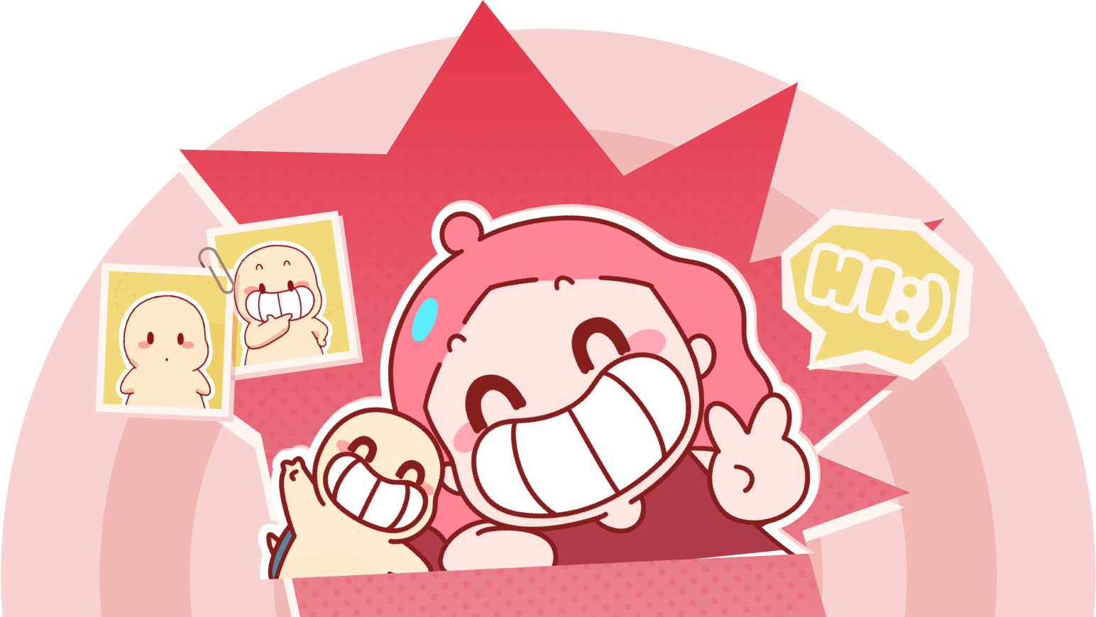 王飚飚、玉玉兽、画一粒糖IP形象